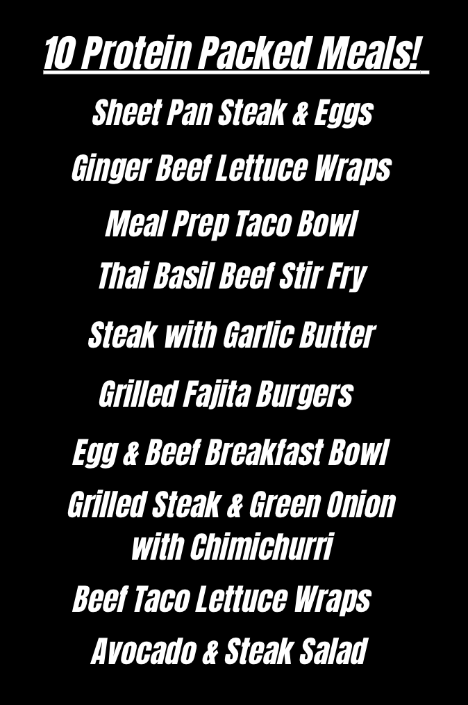 Quick & Easy Beef Recipes Simple Meals tor Muscle & Energy for Men