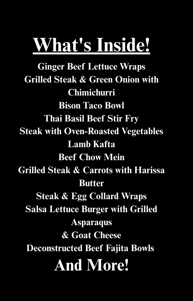 Nourishing Meals: 20 High-Protein, Low-Carb Recipes with Ruminant Meat
