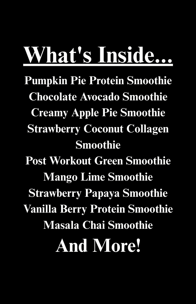 Protein Power Smoothies: 20 High-Protein, Nutrient-Dense Blends for Energy & Weight Loss