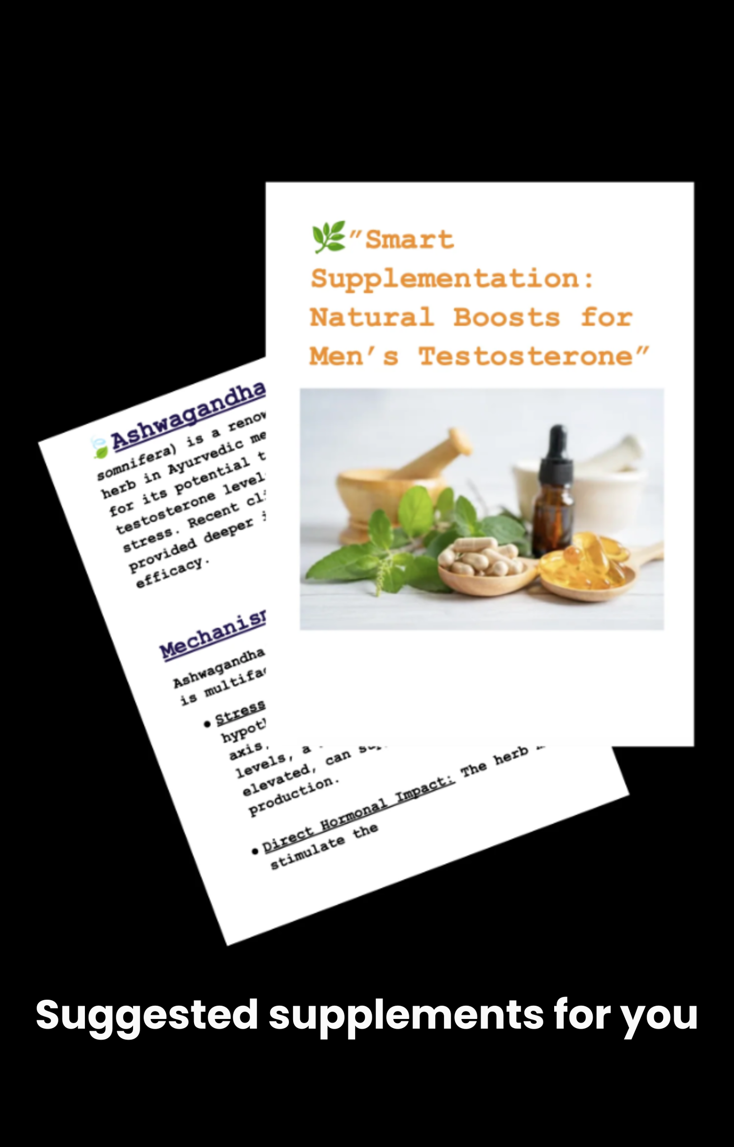 Customized 4-Week Testosterone Reset Plan
