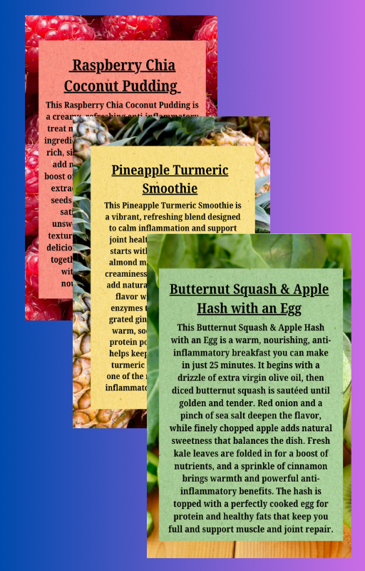 Healing Foods | Anti-Inflammatory Recipes to Reduce Joint Pain & Inflammation